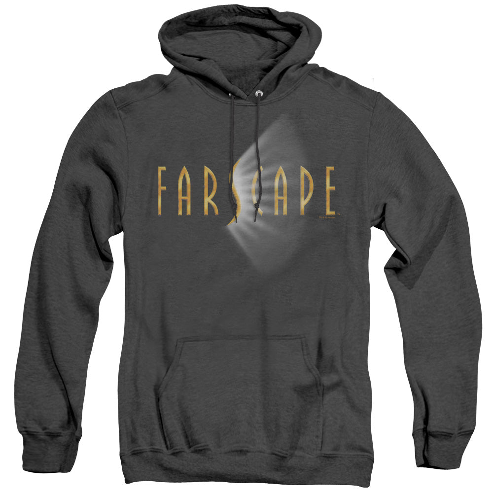 Farscape Logo Mens Heather Hoodie Black Officially Licensed