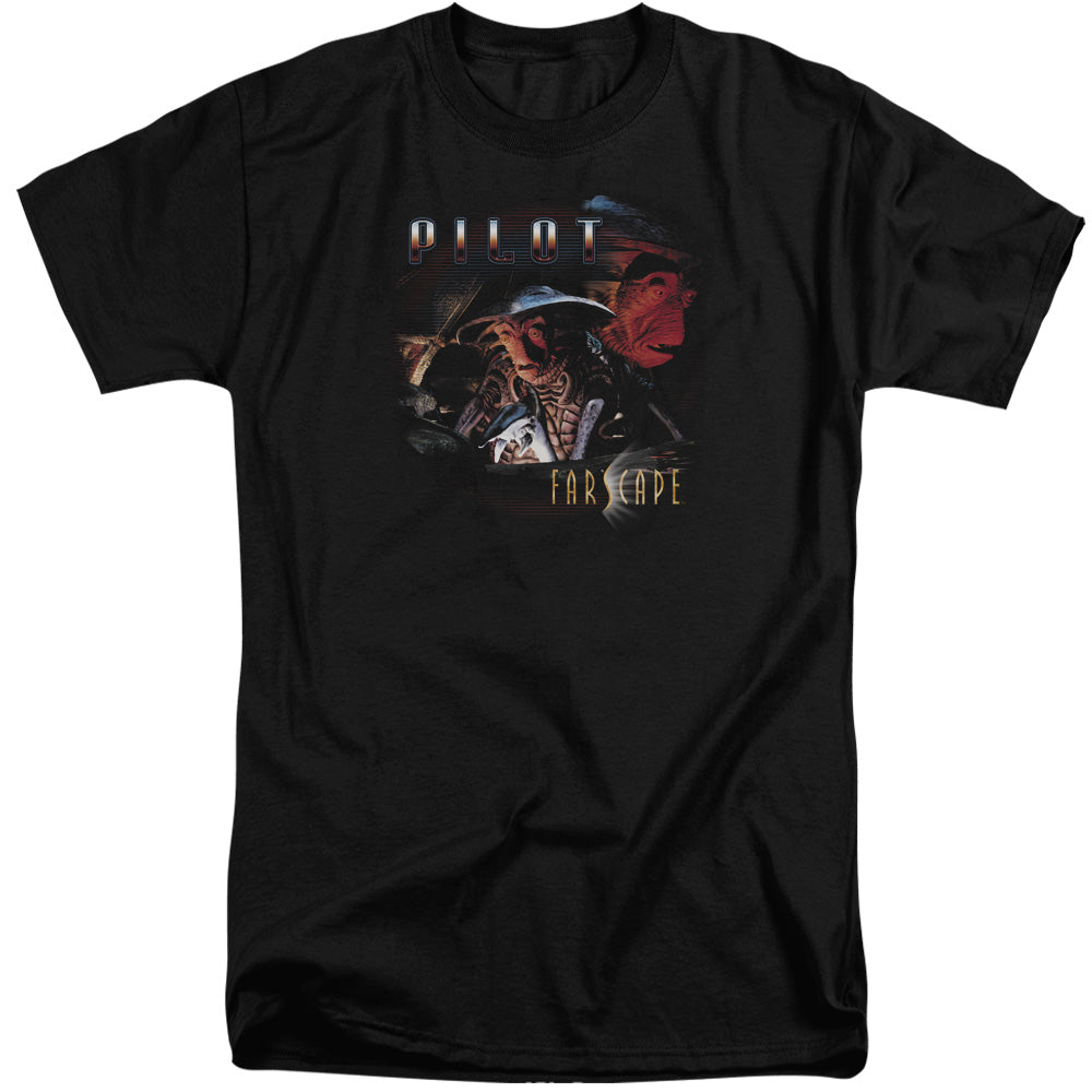 Farscape Pilot Mens Tall T Shirt Black Officially Licensed