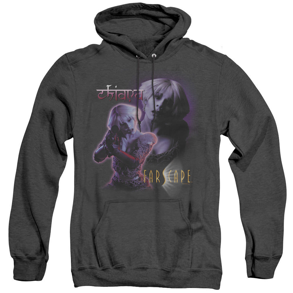 Farscape Chiana Heather Mens Hoodie Black Officially Licensed