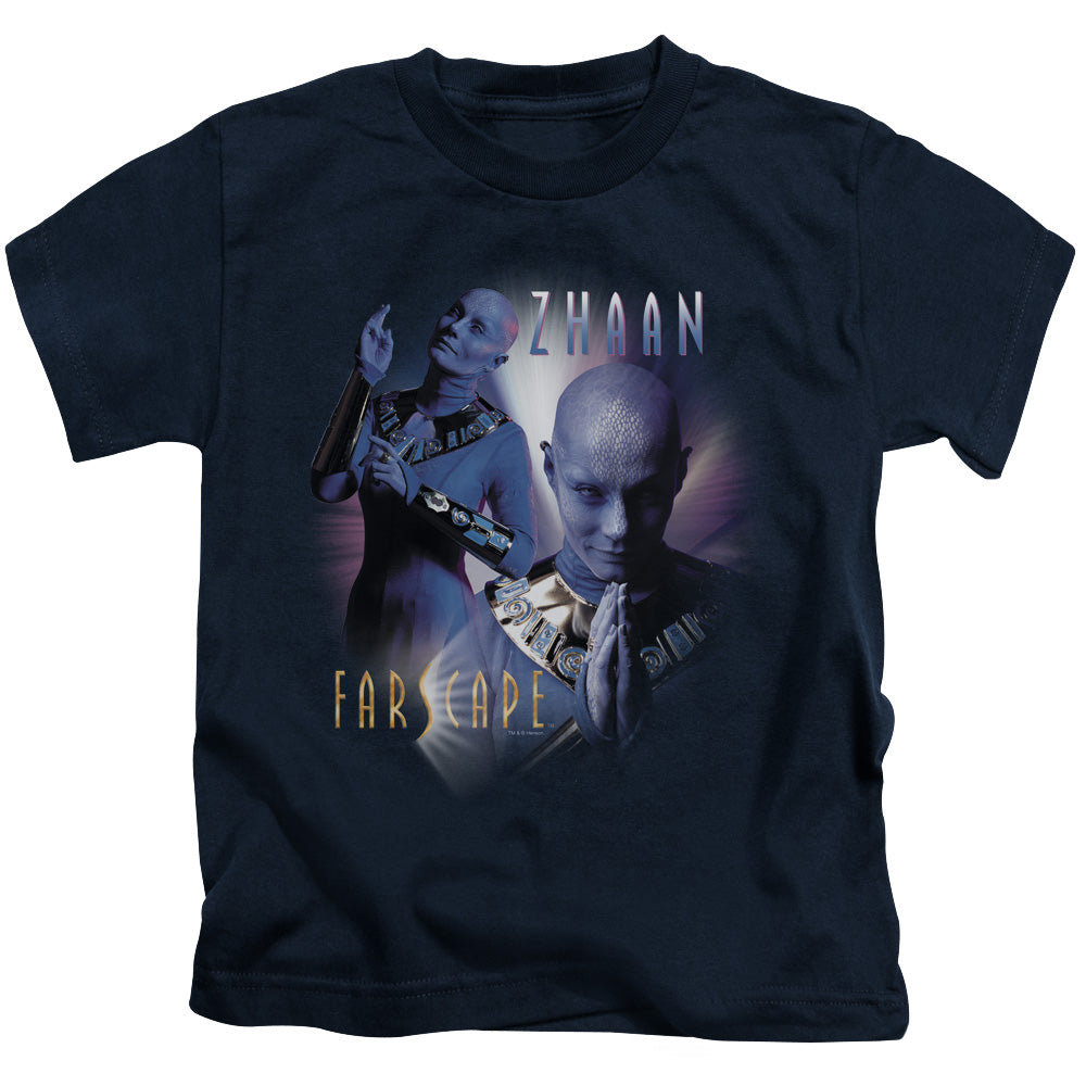 Farscape Zhaan Juvenile Kids Youth T Shirt Navy