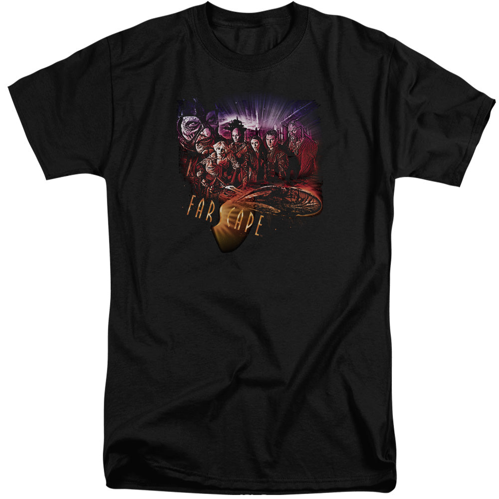 Farscape Graphic Collage Mens Tall T Shirt Black Officially Licensed