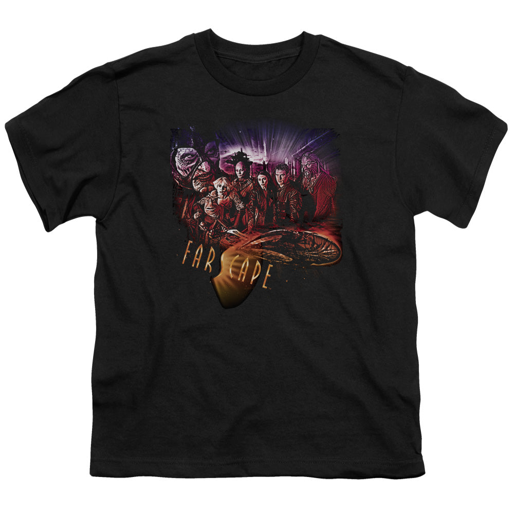 Farscape Graphic Collage Kids Youth T Shirt Black
