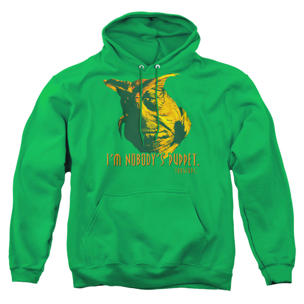 Farscape Nobodys Puppet Mens Hoodie Kelly Green