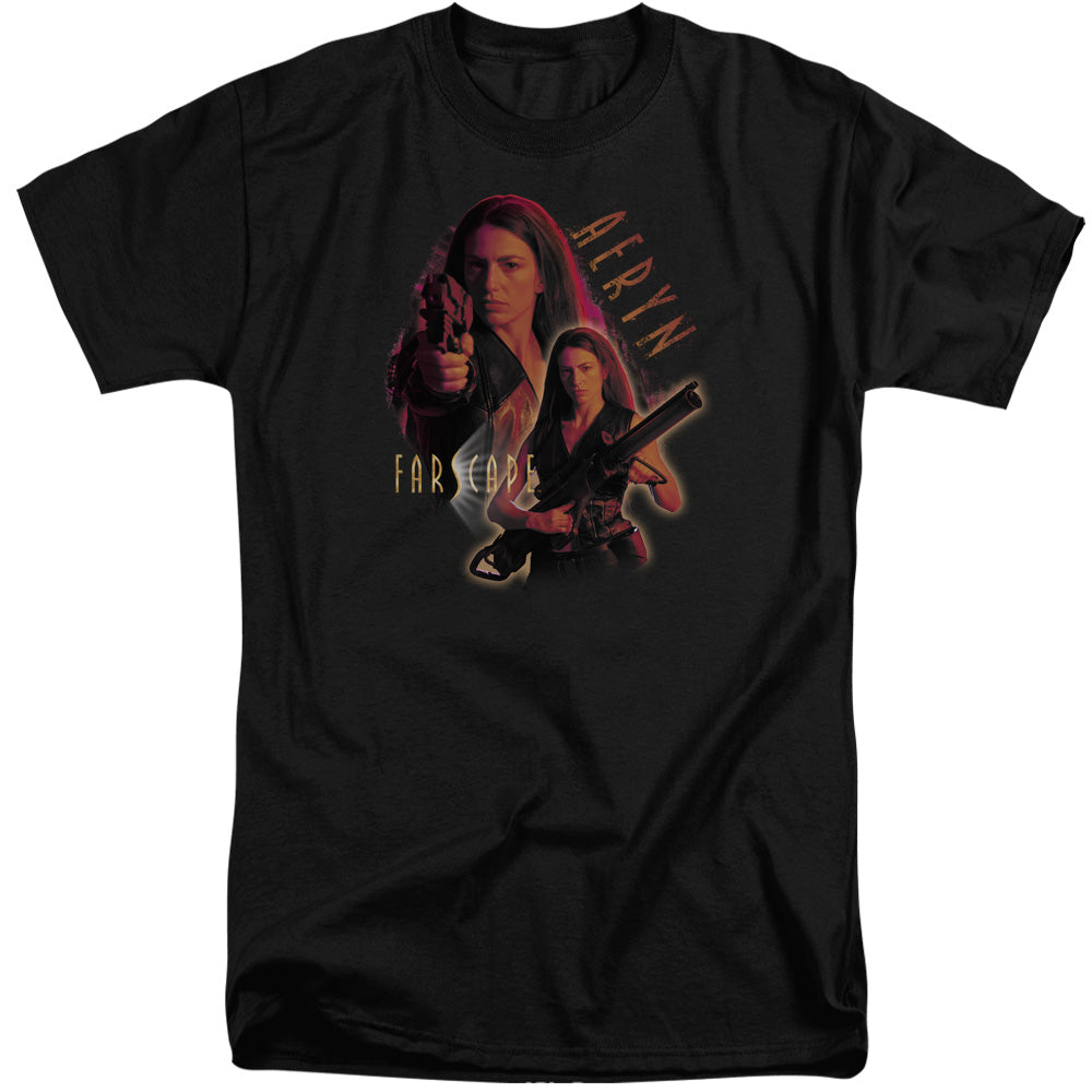 Farscape Aeryn Mens Tall T Shirt Black Officially Licensed
