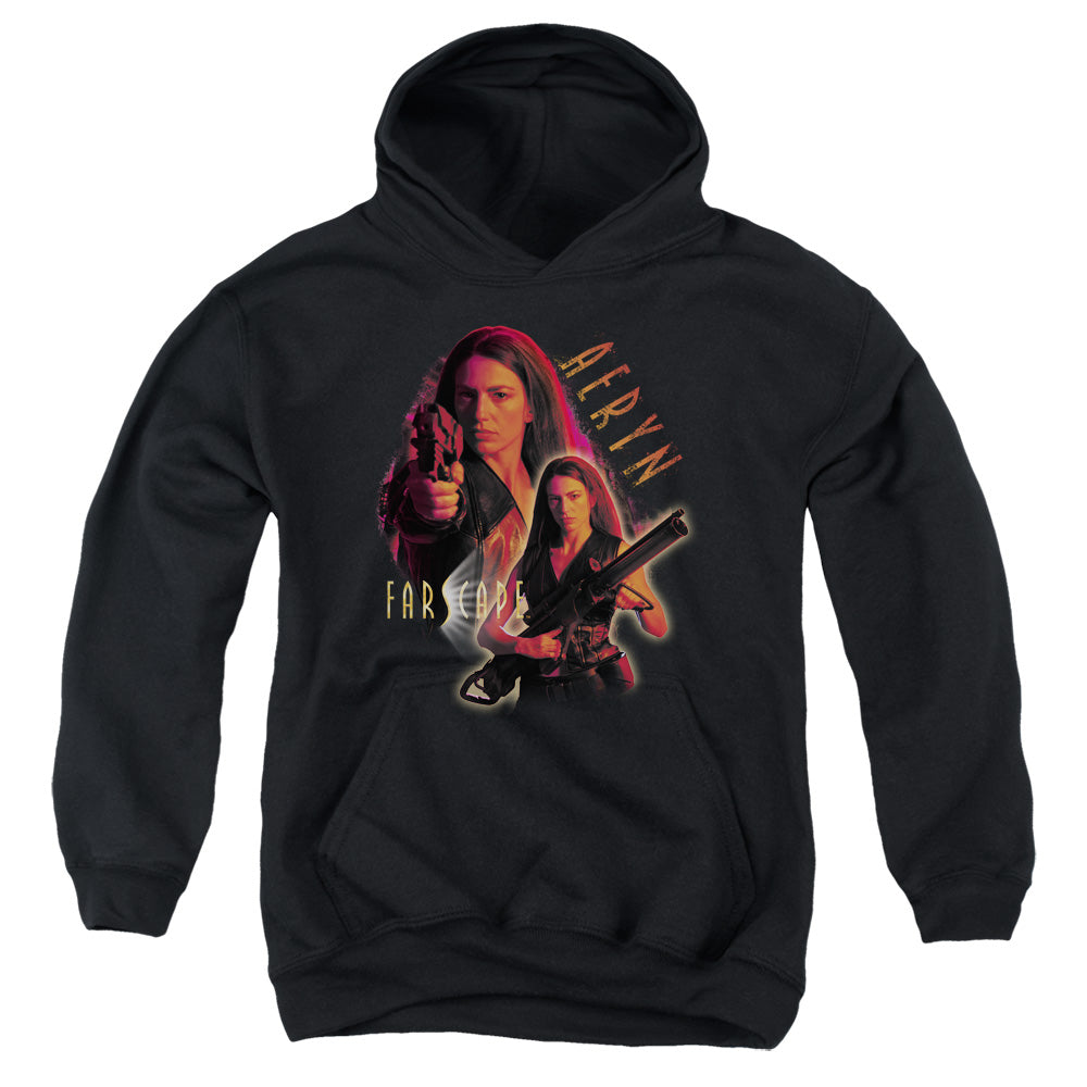 Farscape Aeryn Kids Youth Hoodie Black