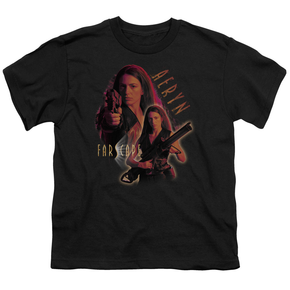 Farscape Aeryn Kids Youth T Shirt Black