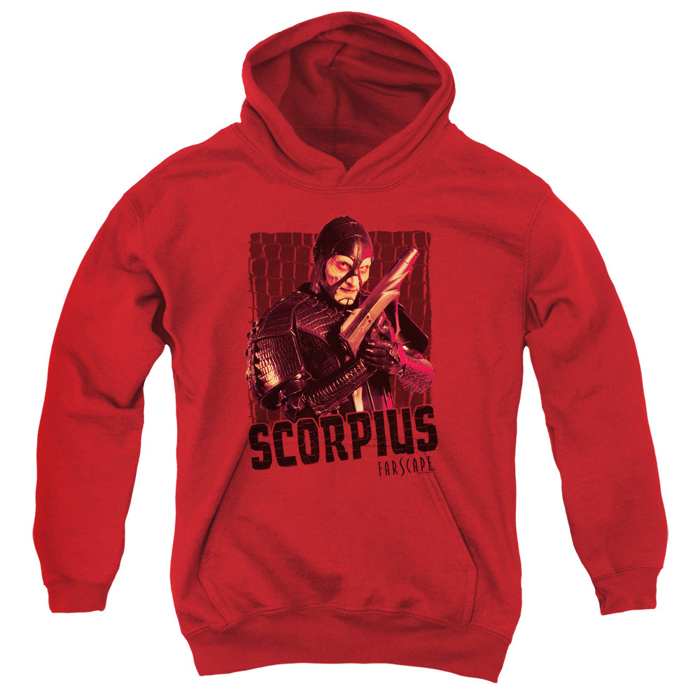 Farscape Scorpius Kids Youth Hoodie Red
