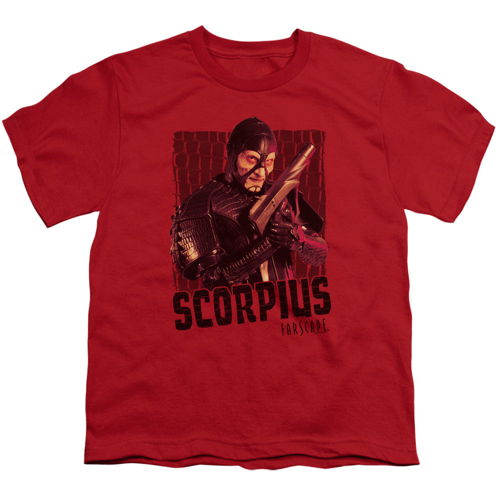 Farscape Scorpius Kids Youth T Shirt Red