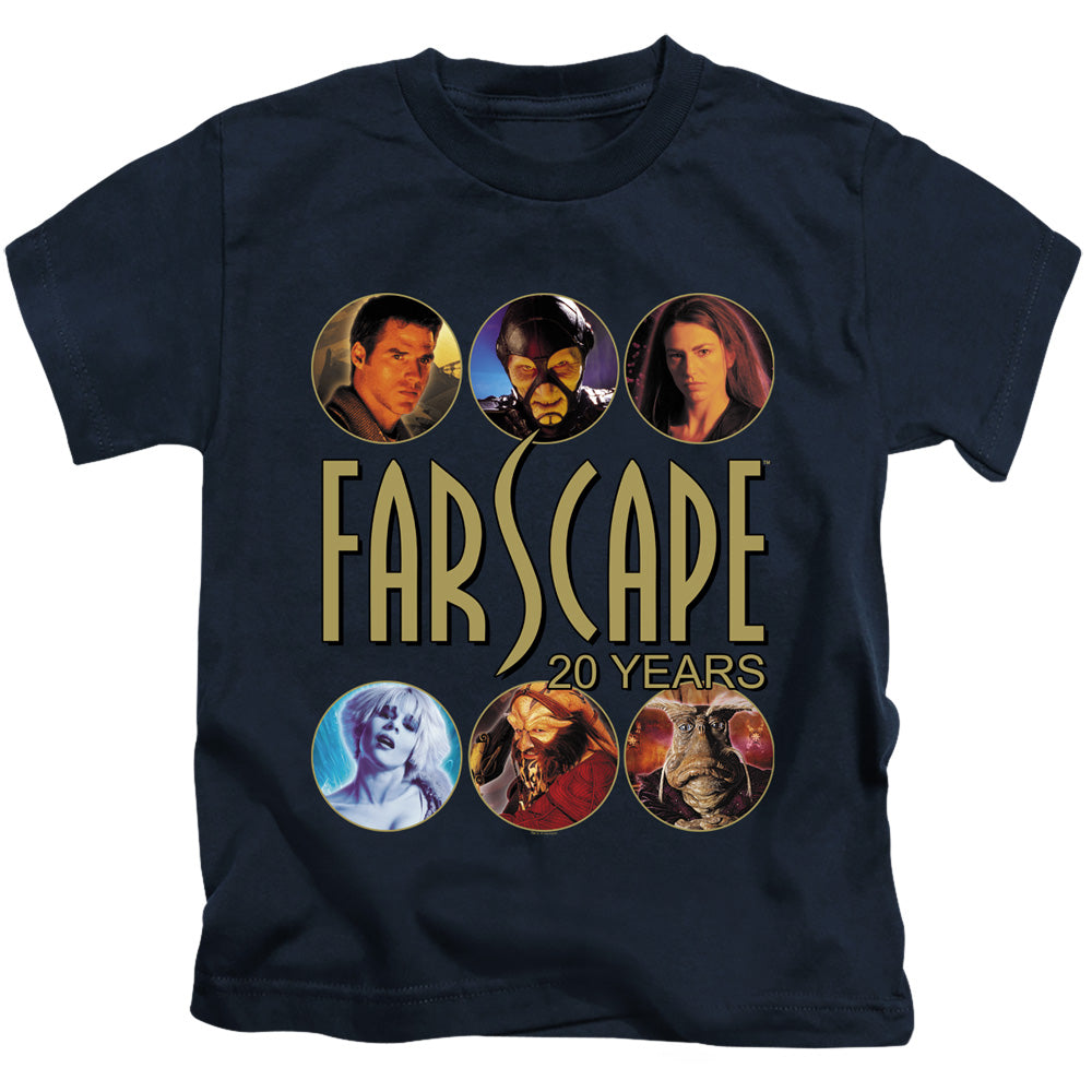 Farscape 20 Years Juvenile Kids Youth T Shirt Navy