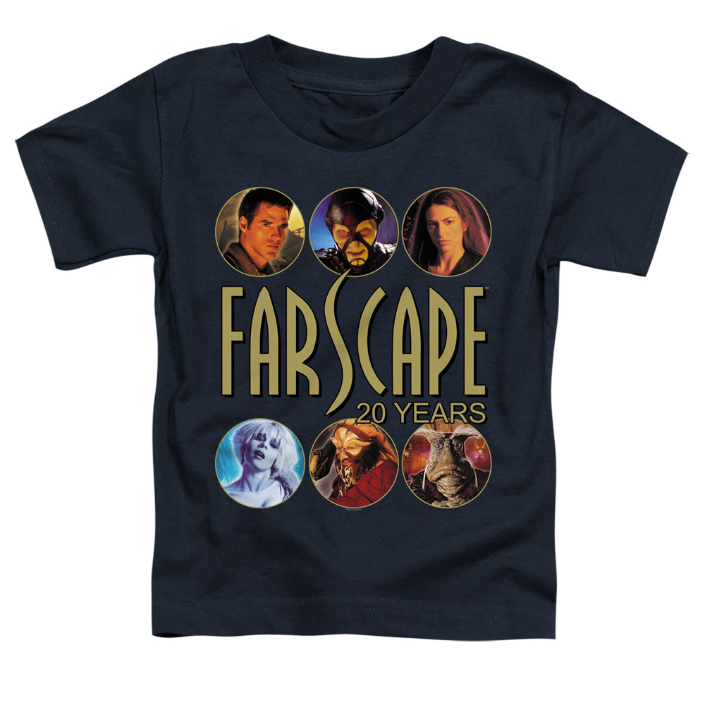 Farscape 20 Years Toddler Kids Youth T Shirt Navy