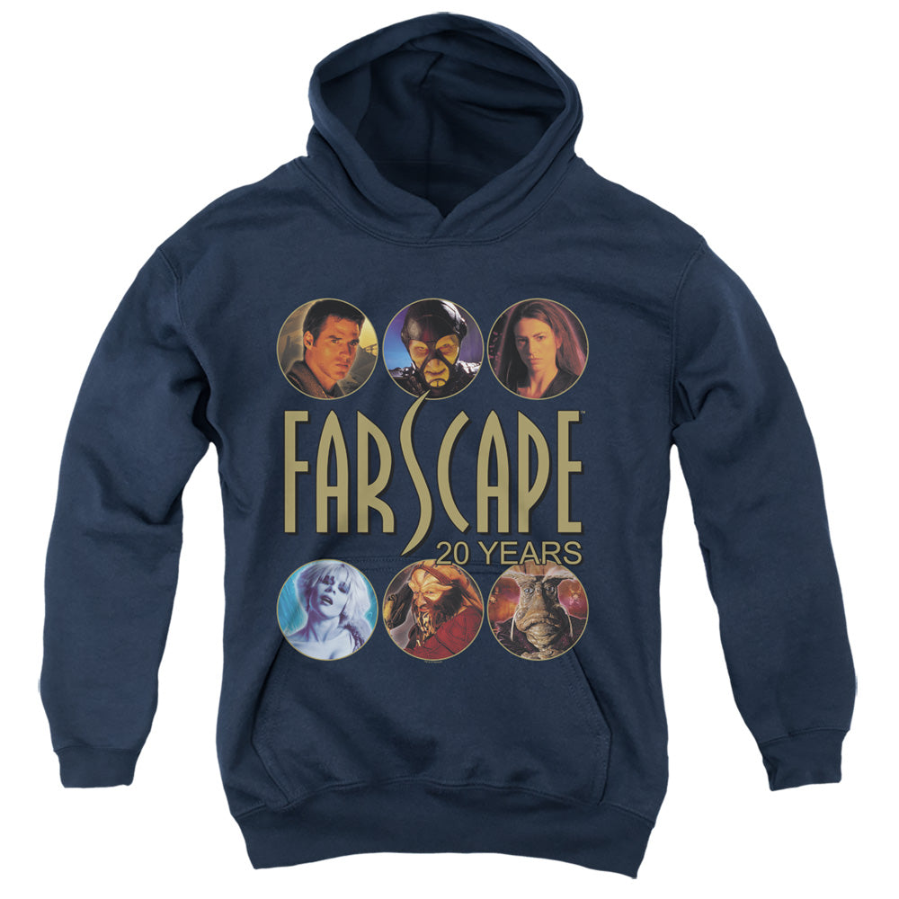 Farscape 20 Years Kids Youth Hoodie Navy