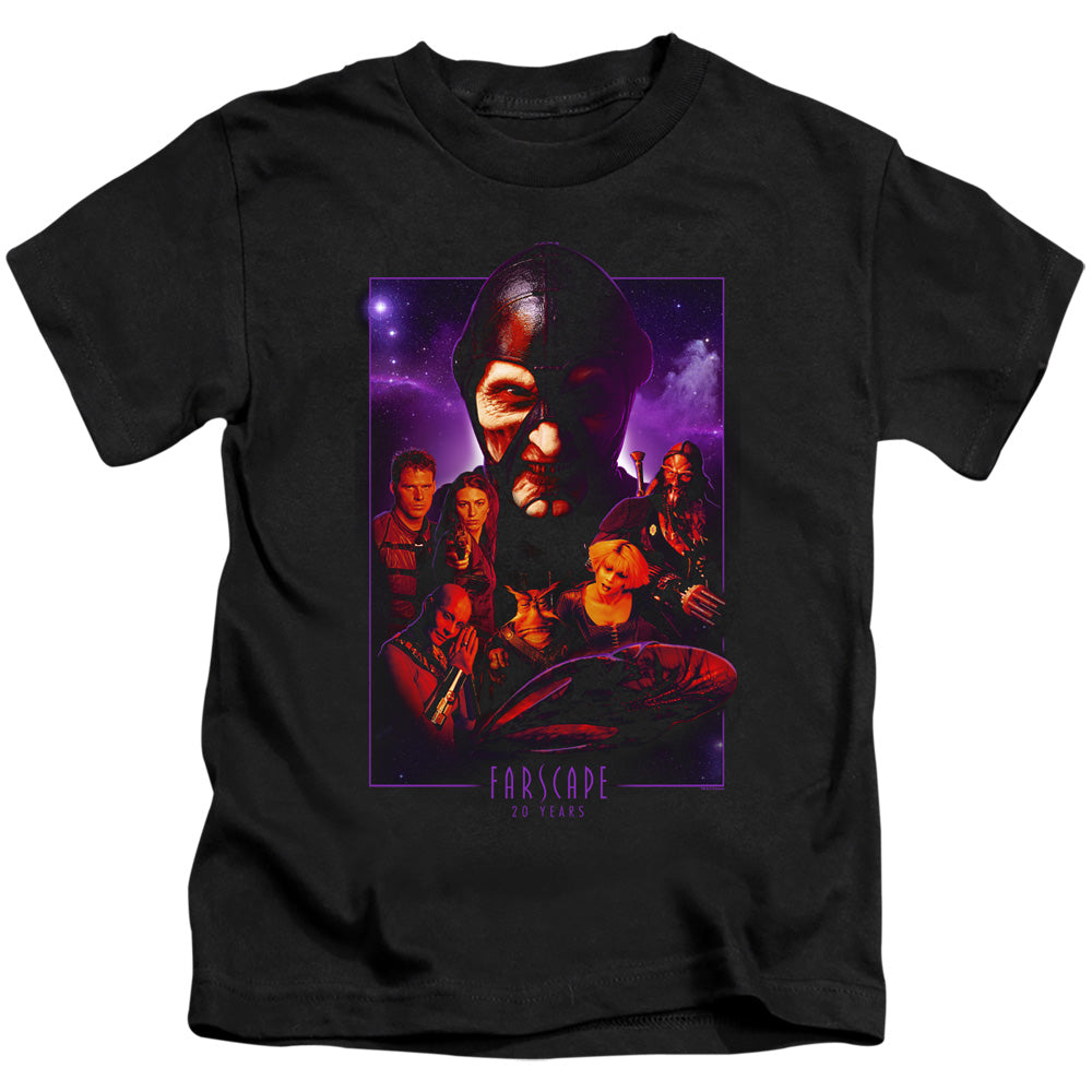 Farscape 20 Years Collage Juvenile Kids Youth T Shirt Black
