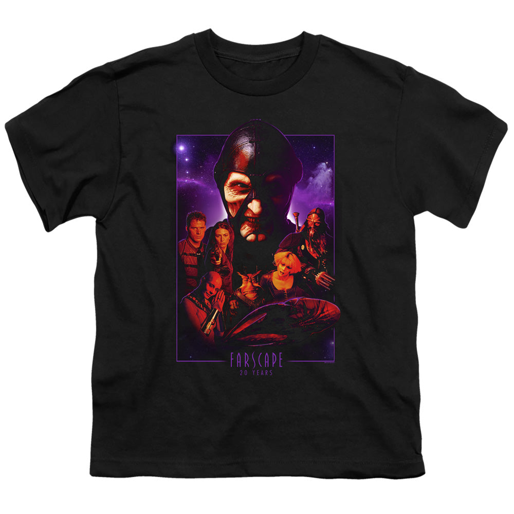 Farscape 20 Years Collage Kids Youth T Shirt Black