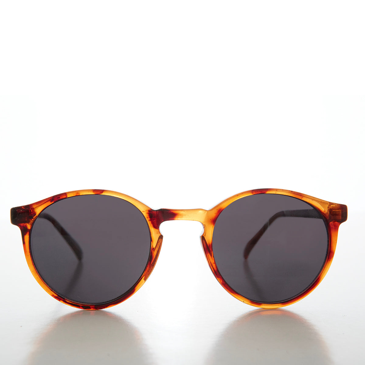 Round Horn Rim Preppy Vintage Sunglasses - Farlow