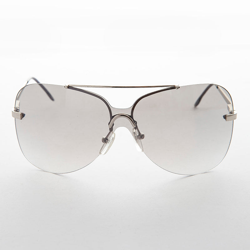Rimless Butterfly Boho Vintage Sunglass - Farrah