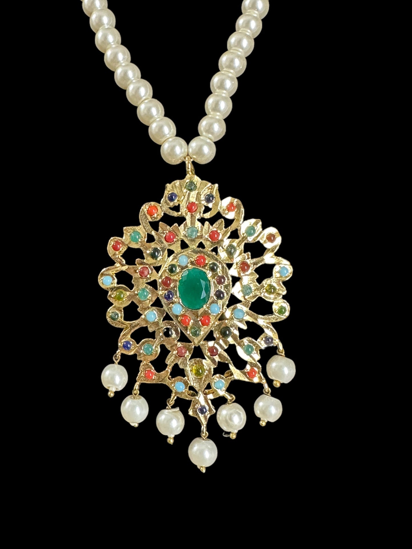 PS410 Navratan pendant ( READY TO SHIP )