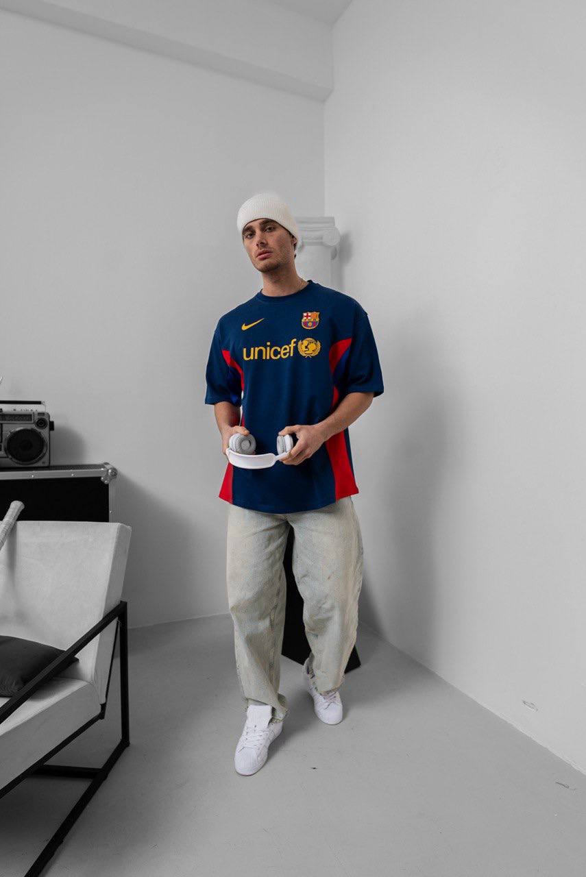 FC Barcelona UNICEF T-Shirt - Stylish Tee for Barça Fans & Charity Support
