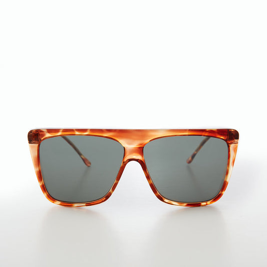 Flat Top Polarized 80s Sunglass - Finley