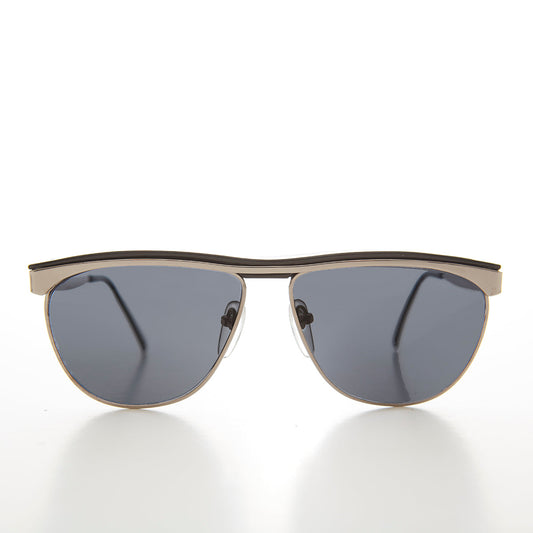 Simple Silver 80s Vintage Sunglasses - Rocha
