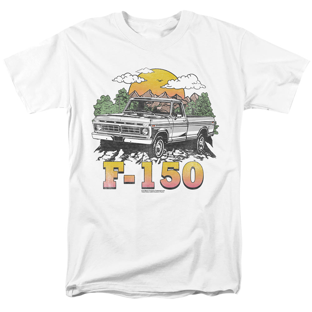 Ford Bronco F150 Mountain Ride Mens T Shirt White Officially Licensed