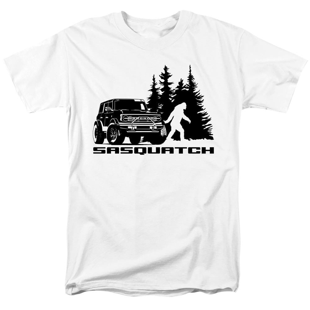 Ford Bronco Sasquatch Mens T Shirt White Officially Licensed