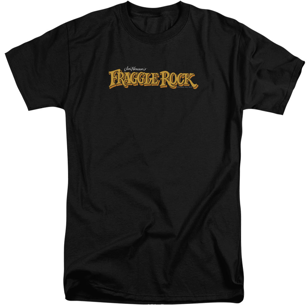 Fraggle Rock Logo Mens Tall T Shirt Black Officially Licensed