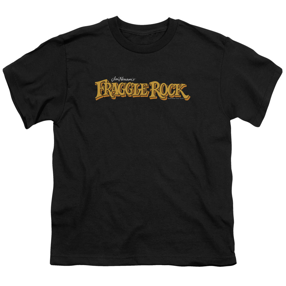Fraggle Rock Logo Kids Youth T Shirt Black