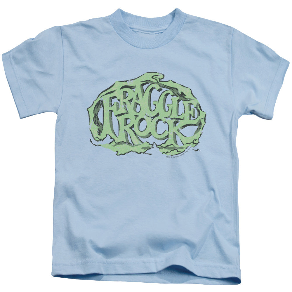 Fraggle Rock Vace Logo Juvenile Kids Youth T Shirt Light Blue