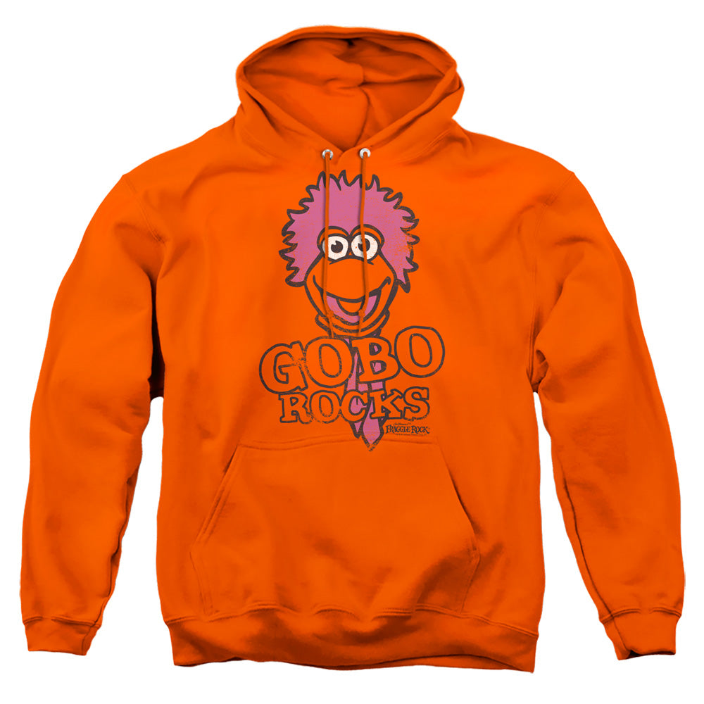 Fraggle Rock Gobo Rocks Mens Hoodie Orange