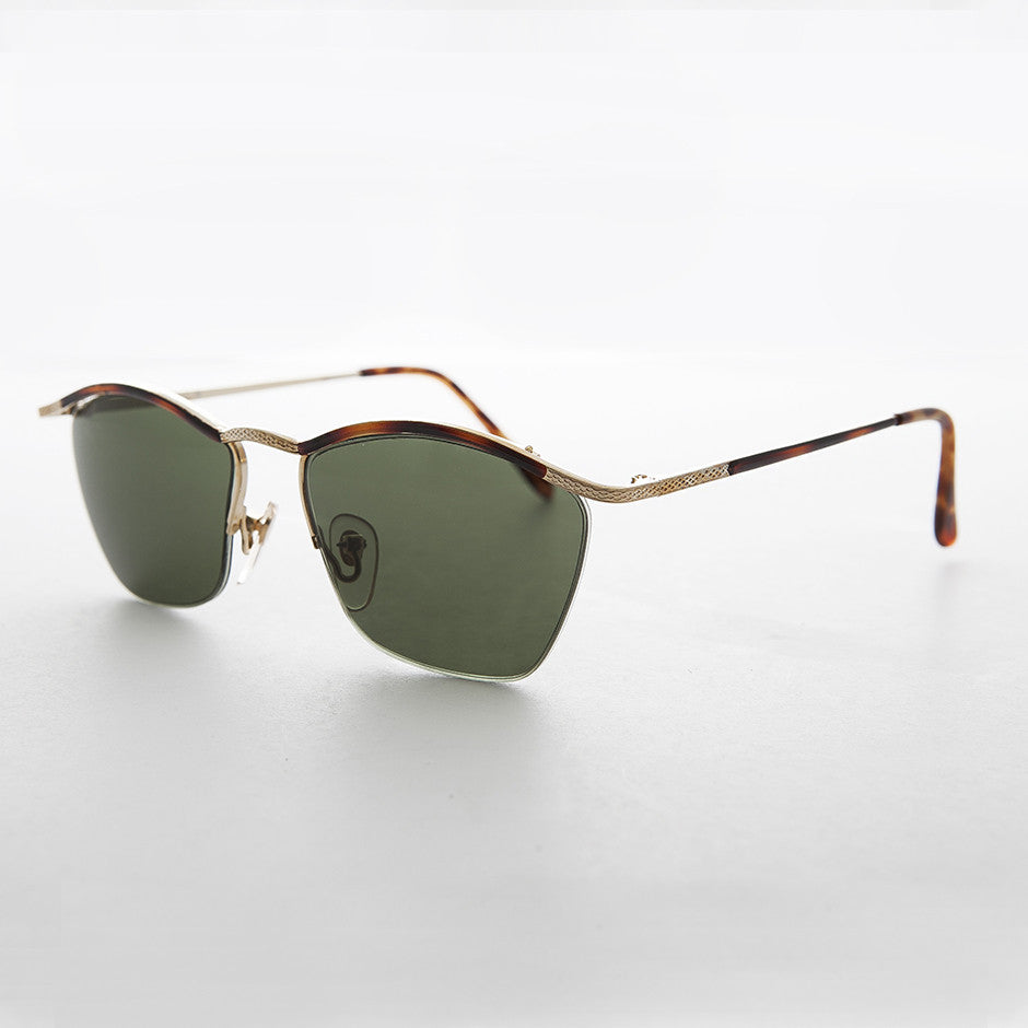 90s Gold Delicate Vintage Sunglass - Francis