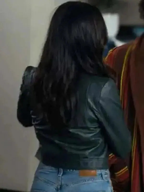 FUBAR S02 Emma Brunner Black Leather Jacket