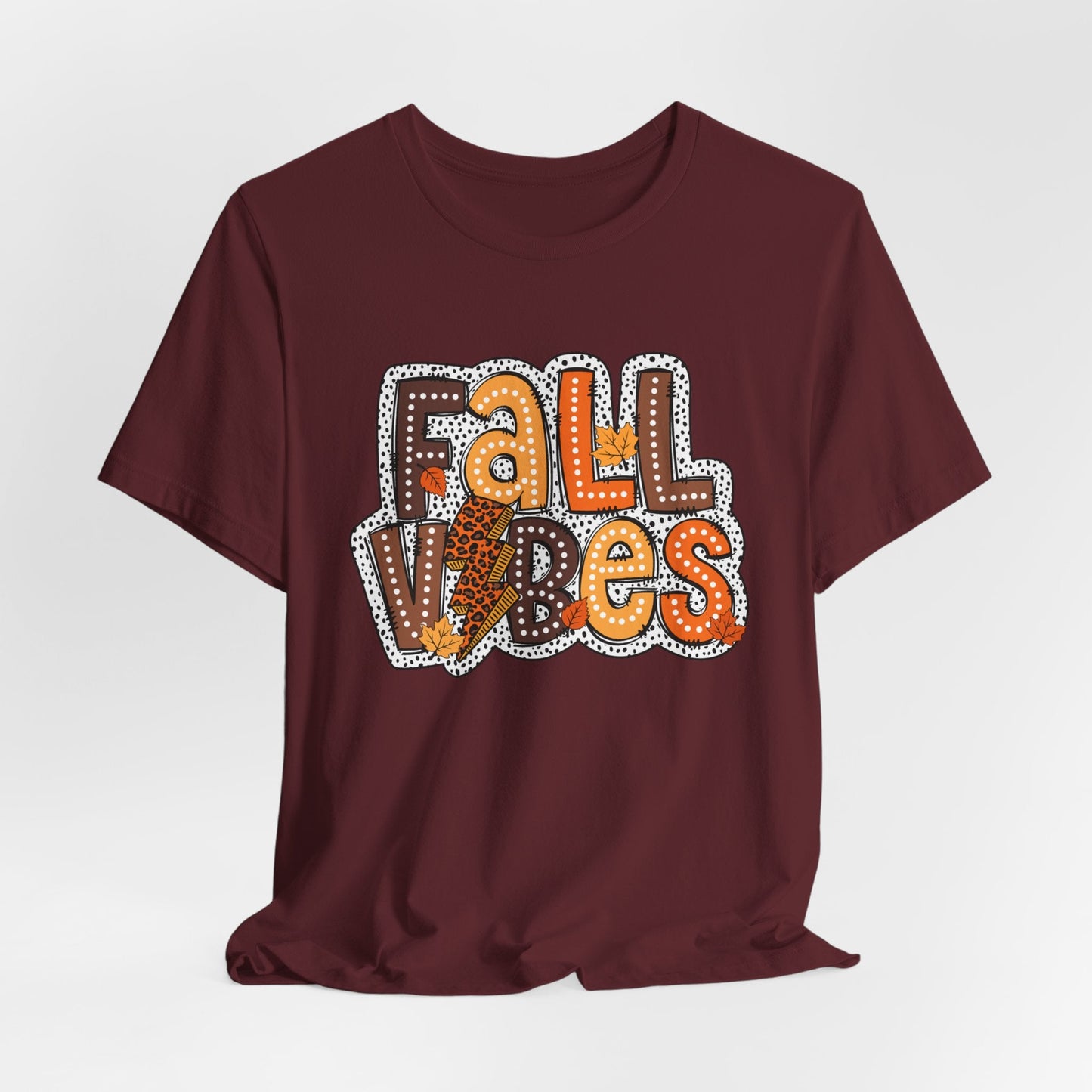 Fall Vibes Colorful Fall Adult Shirt
