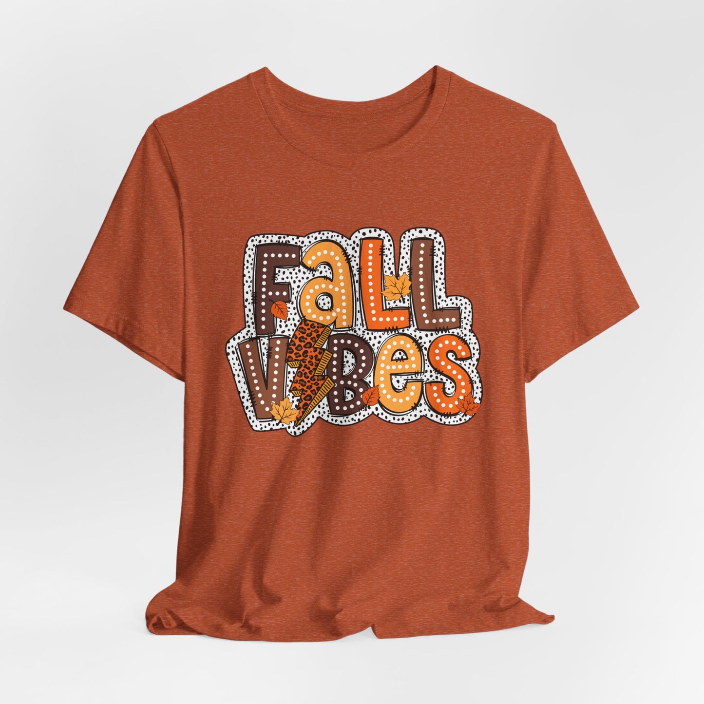 Fall Vibes Colorful Fall Adult Shirt