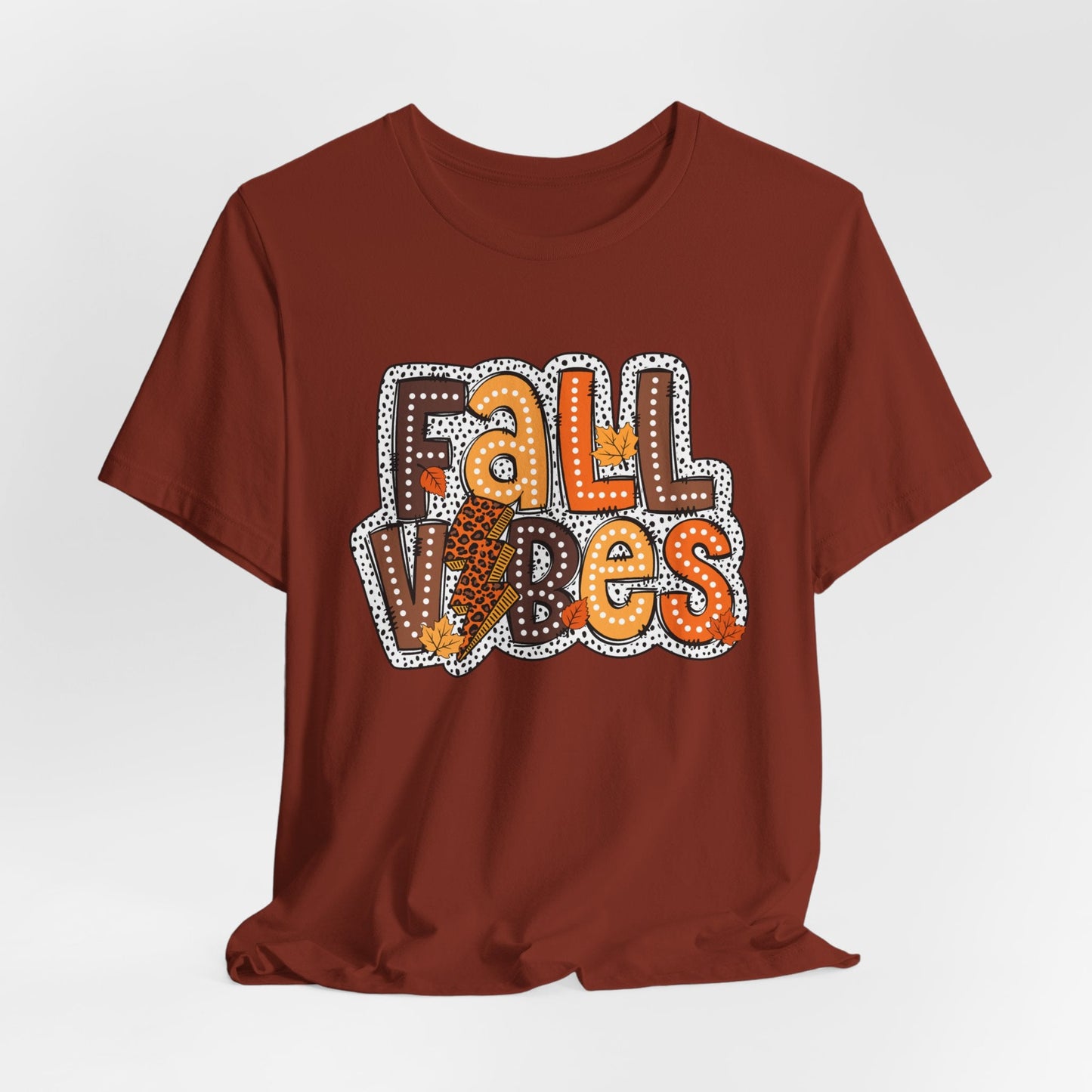 Fall Vibes Colorful Fall Adult Shirt
