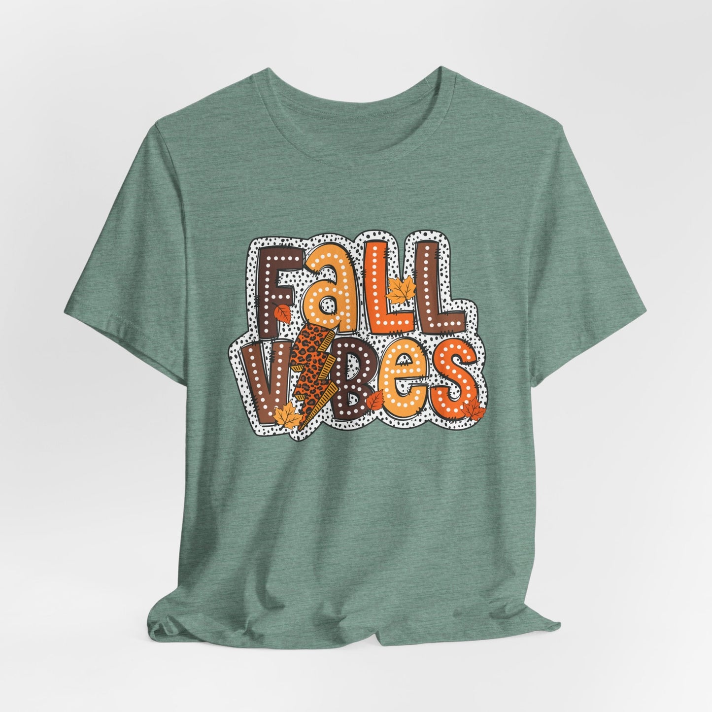 Fall Vibes Colorful Fall Adult Shirt