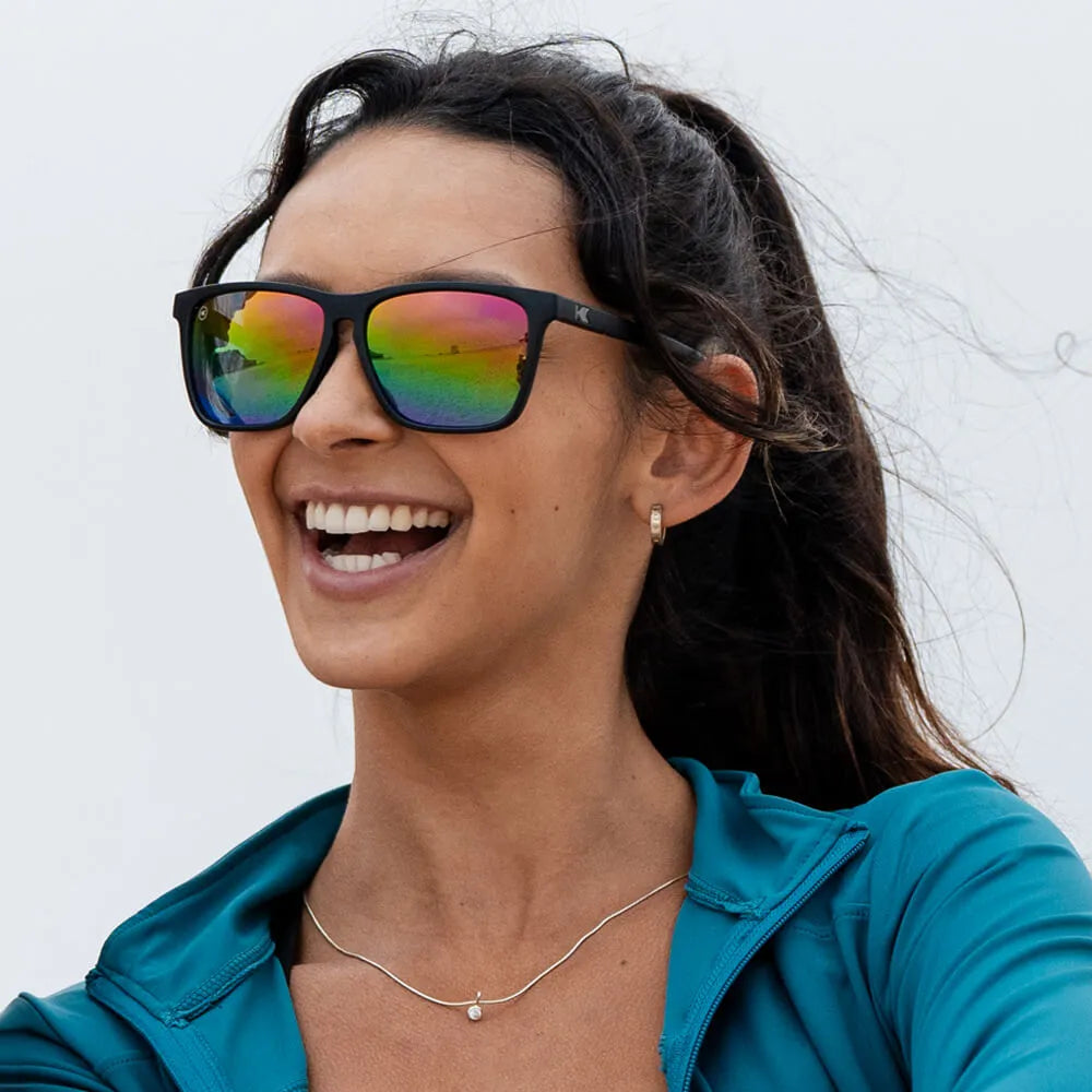 Rainbow on Black Fast Lanes Sport