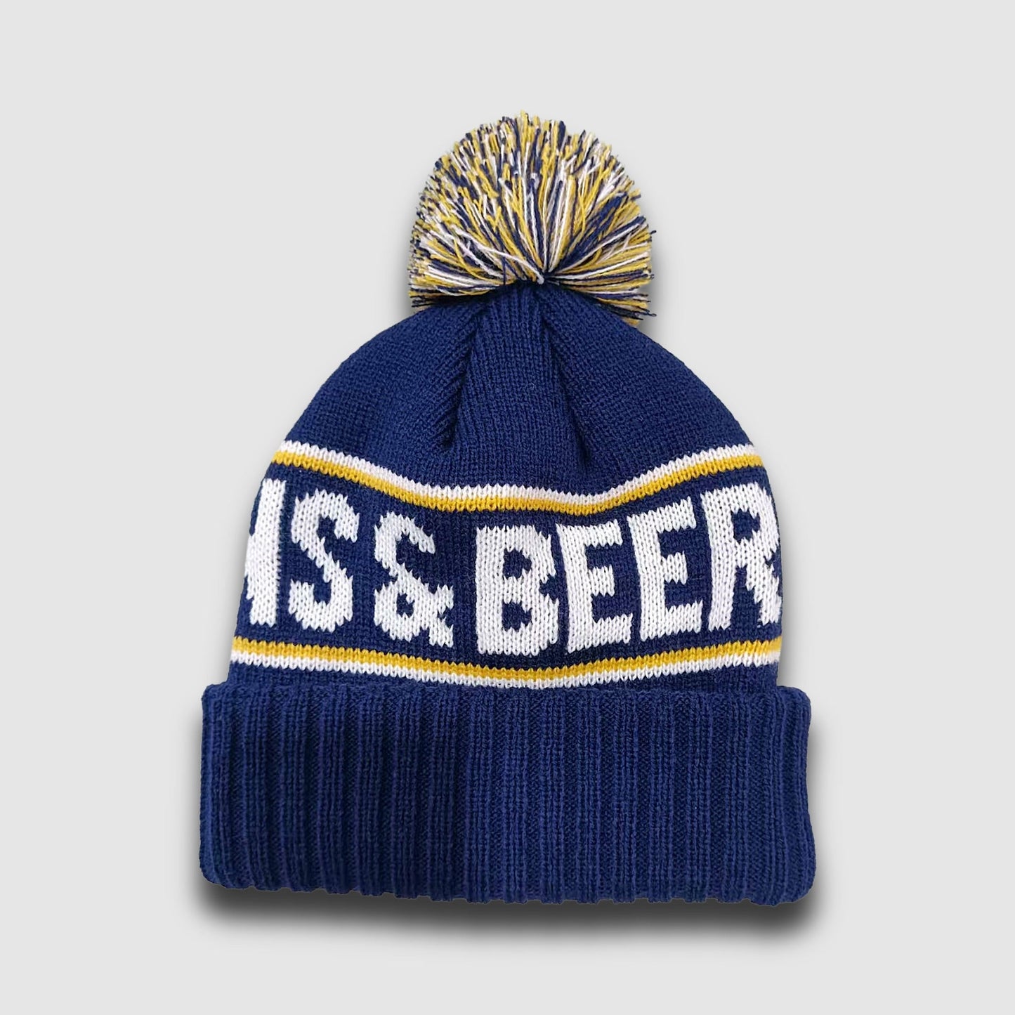 F395 X Distant Brewing Mountains & Beer Beanie - Cobalt Blue