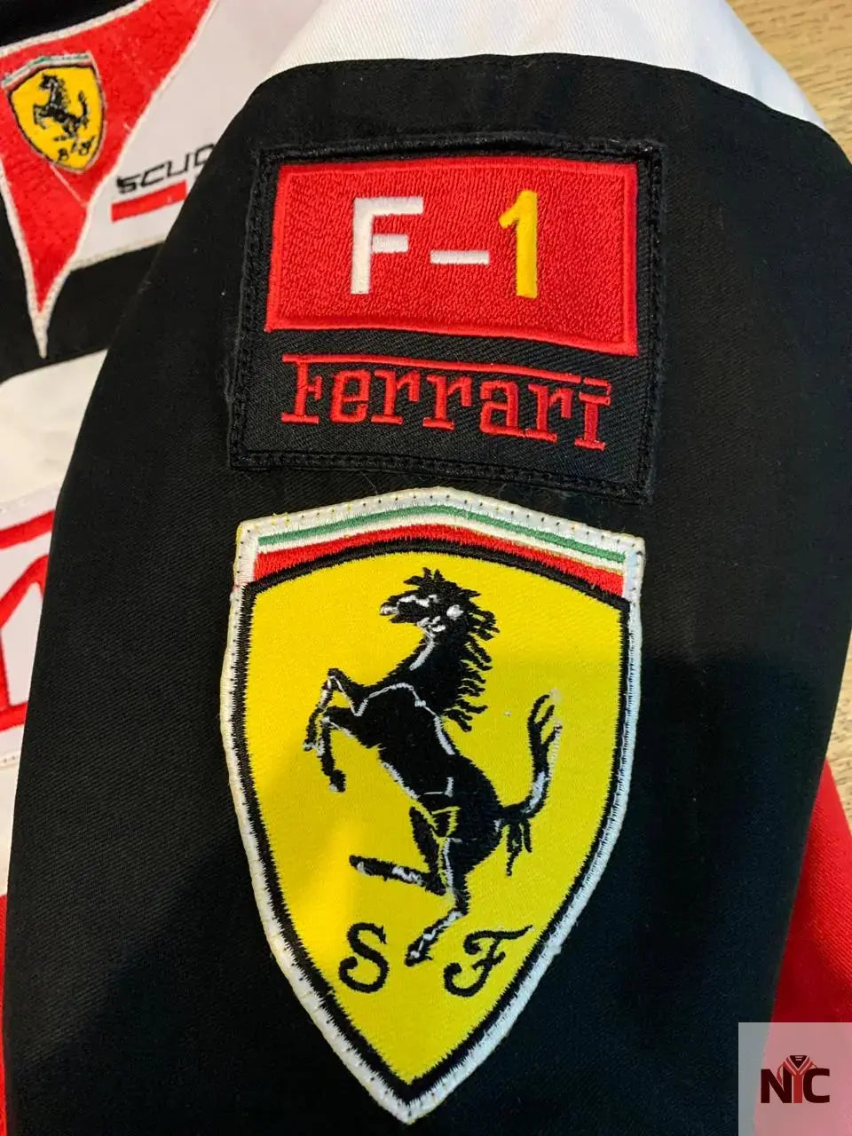 Ferrari F1 90s Vintage Racing Bomber Jacket