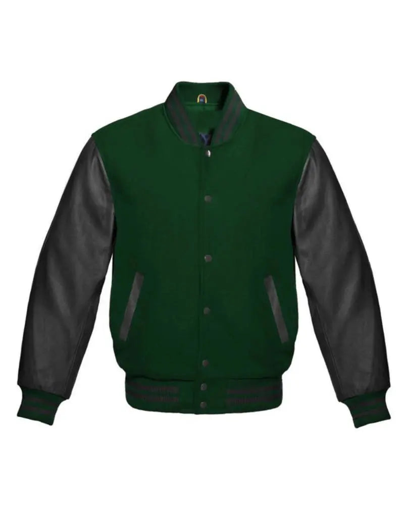 Forest Green Varsity Jacket
