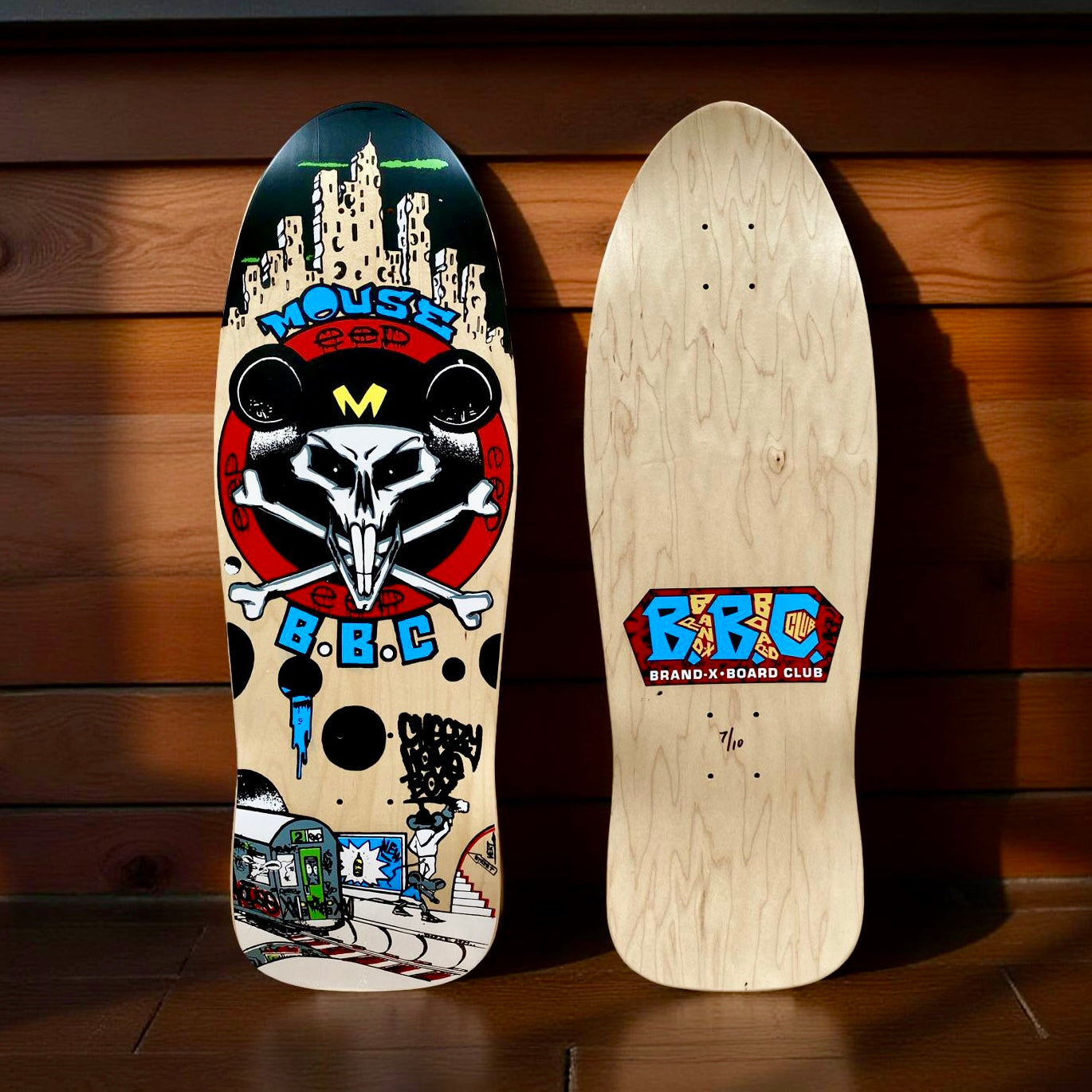 BBC Jamie Mosberg Mouse Skull 10.3”x31” HAND-PAINTED, LIMITED EDITION (1 of 10)
