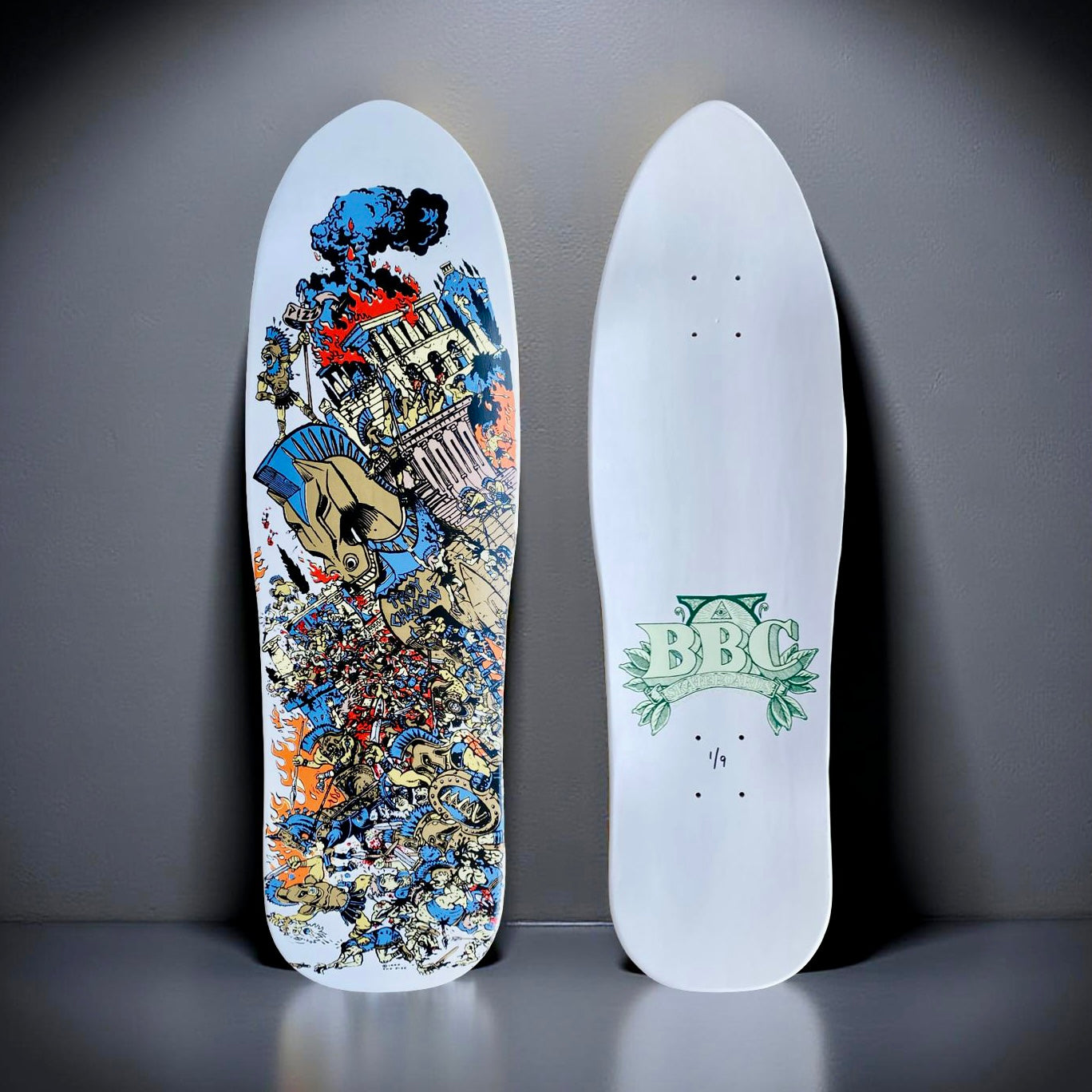 BBC Troy Chason ‘Horse of Troy’ 9.5”x32” HAND-PAINTED, LIMITED EDITION