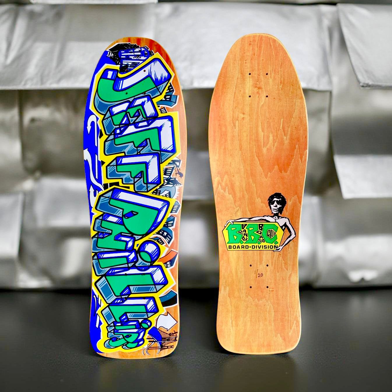 Jeff Phillips GRAFFITI Limited Edition, HAND PAINTED BBC Deck (1 of 20)