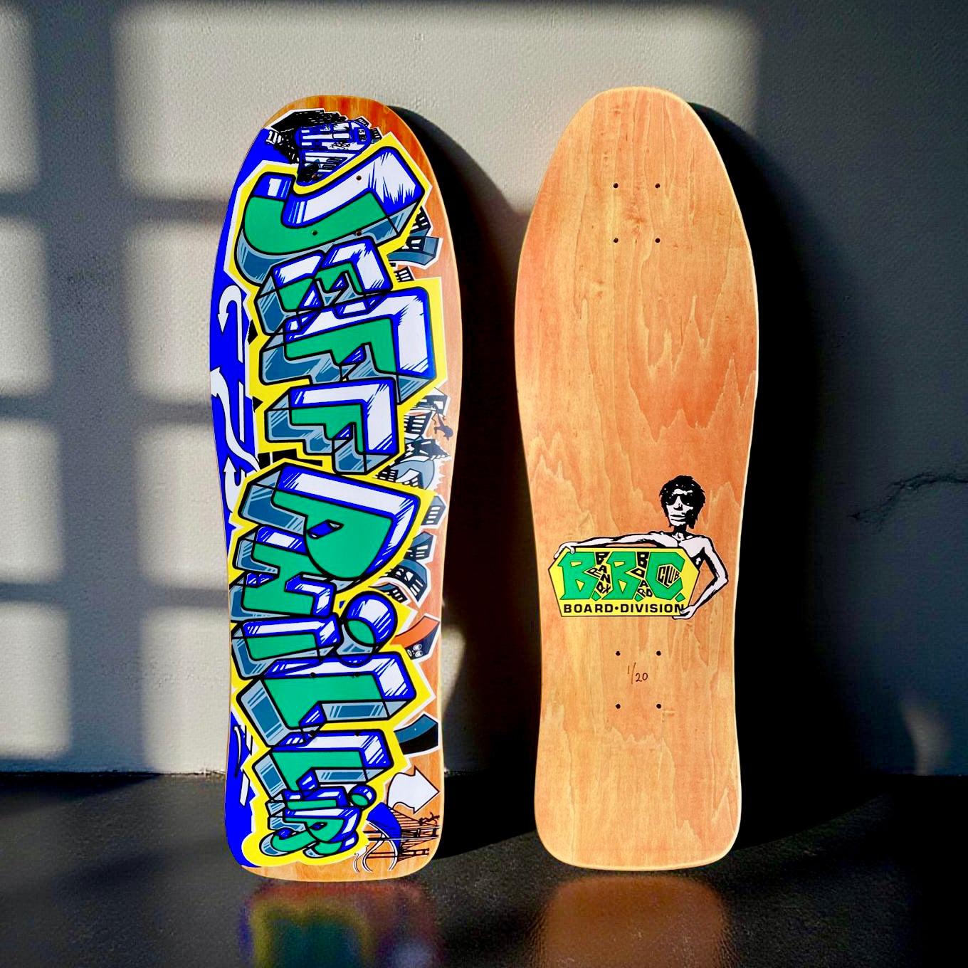 Jeff Phillips GRAFFITI Limited Edition, HAND PAINTED BBC Deck (1 of 20)
