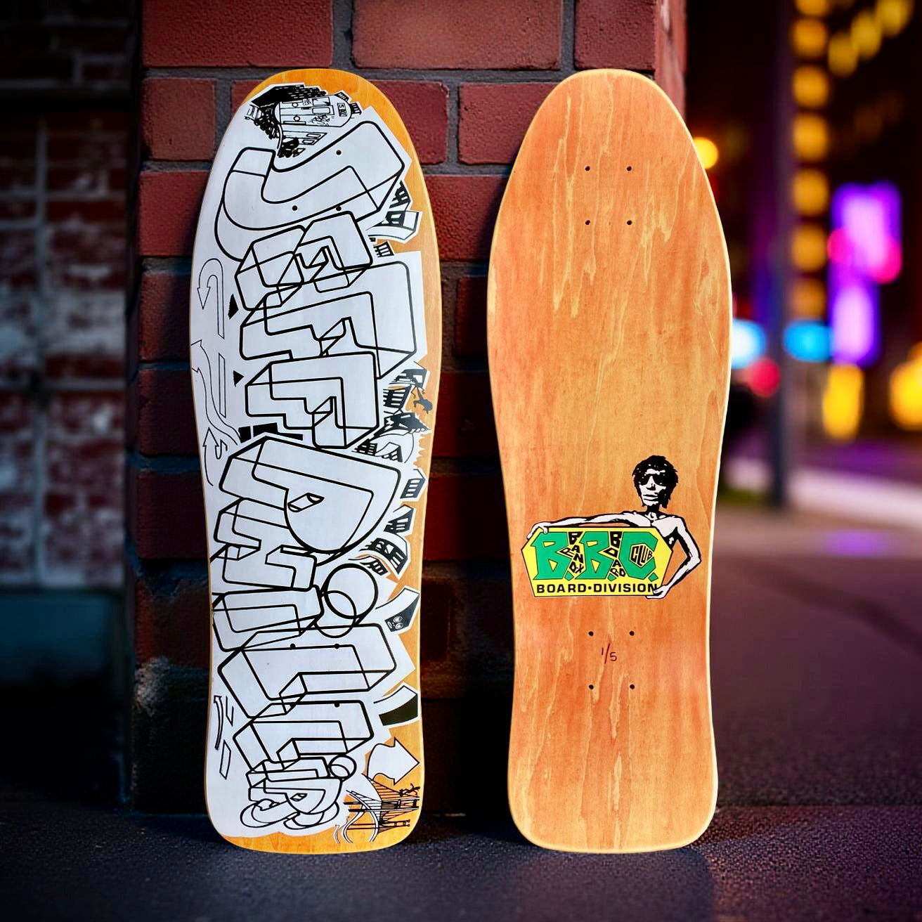 Jeff Phillips GRAFFITI Limited Edition, HAND PAINTED BBC Deck (1 of 5)