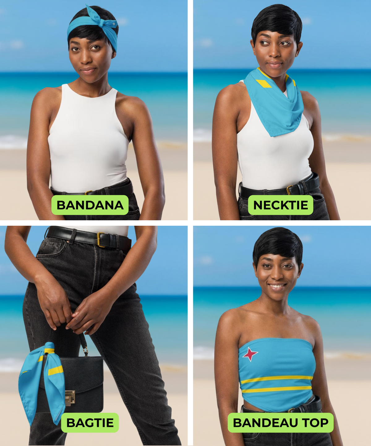 Aruba Flag Bandana