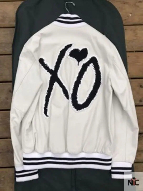 Future XO Varsity White Jacket