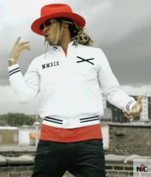 Future XO Varsity White Jacket