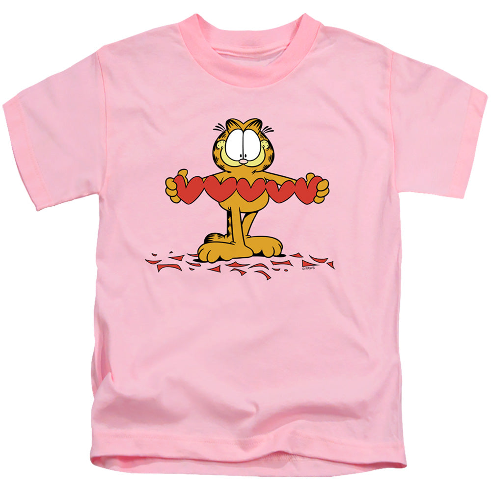 Garfield Sweetheart Juvenile Kids Youth T Shirt Pink