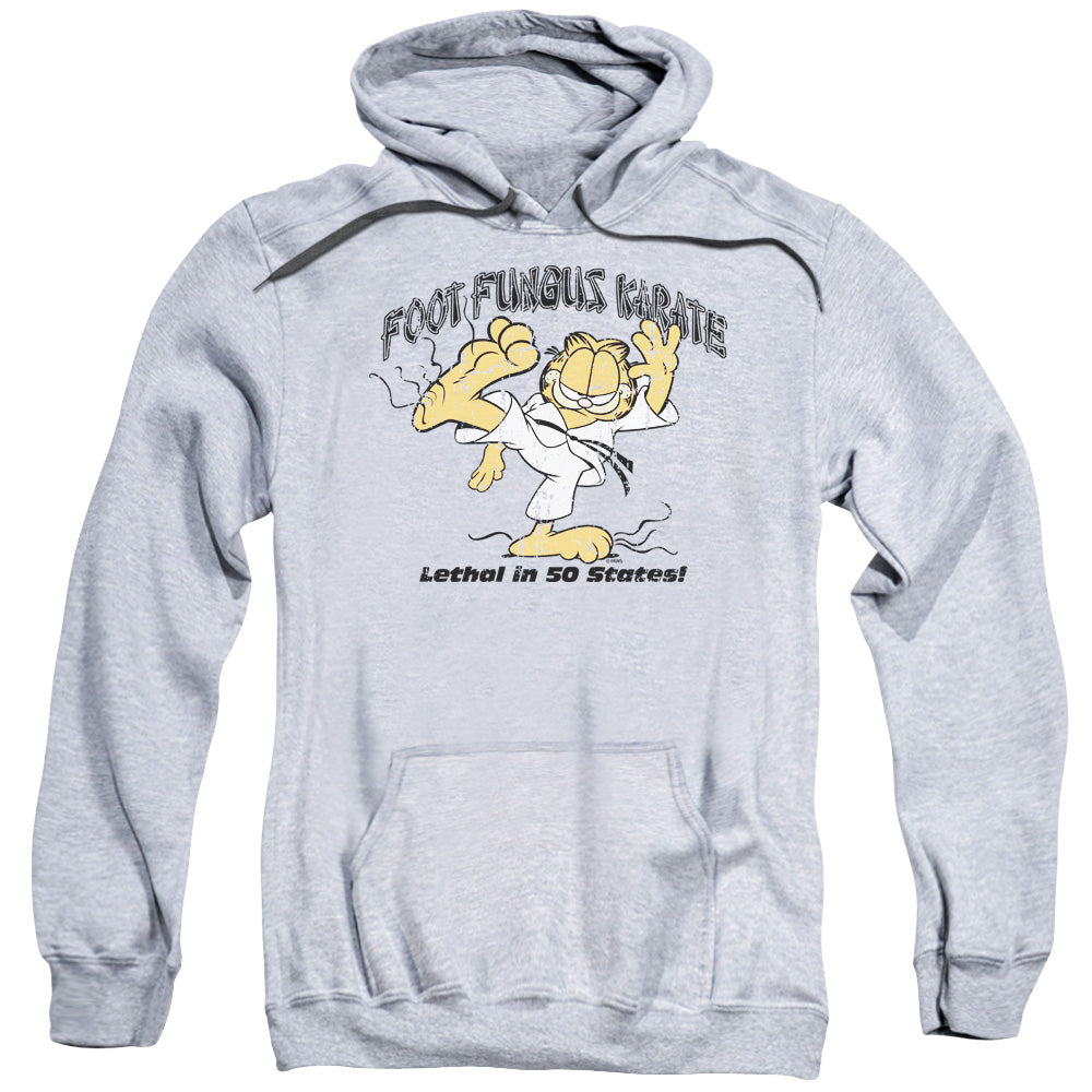 Garfield Foot Fungus Karate Mens Hoodie Athletic Heather