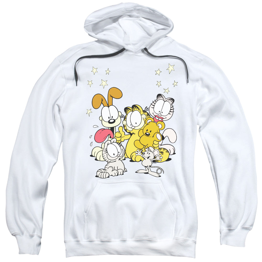 Garfield Friends Are Best Mens Hoodie White